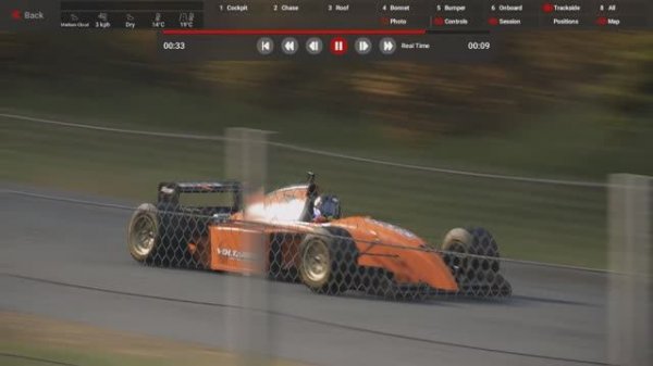 Automobilista 2. Formula V12. Monza historic. Старт с 26 места. 2026.02.18