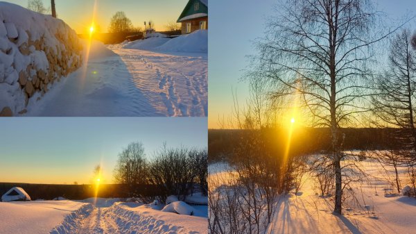 Съездила в Лальск ,покупки,красивый закат .