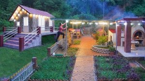 Строю навес от солнца с железными рамами и брезентом для клеток с домашним скотом. Серия 29. Ли Фук