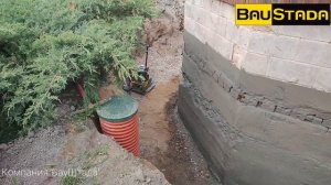 Дренажная система подвала и гидроизоляция под ключ (Монтаж пристенного дренажа)