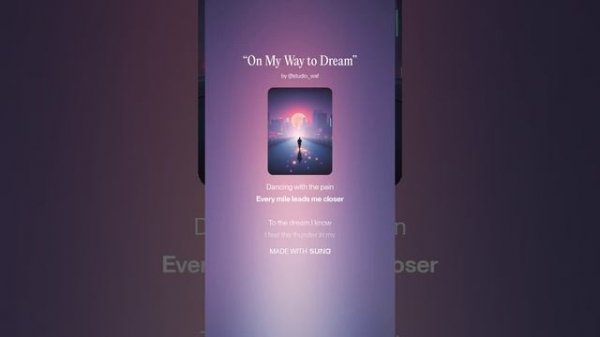 “On My Way to Dream”