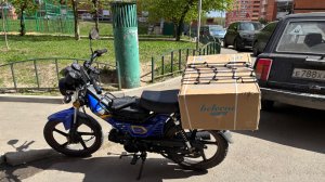 Один день из жизни WB курьера на мопеде Дельта