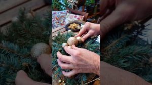 Мастер-класс "Новогодняя ёлочная композиция"