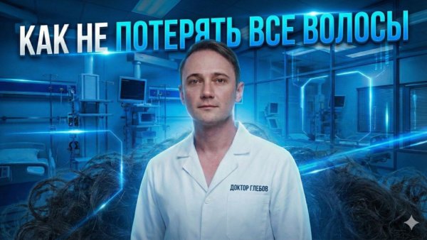 Выпадение волос: от А до Я. Полный гайд по причинам, диагностике и лечению от Доктора Глебова