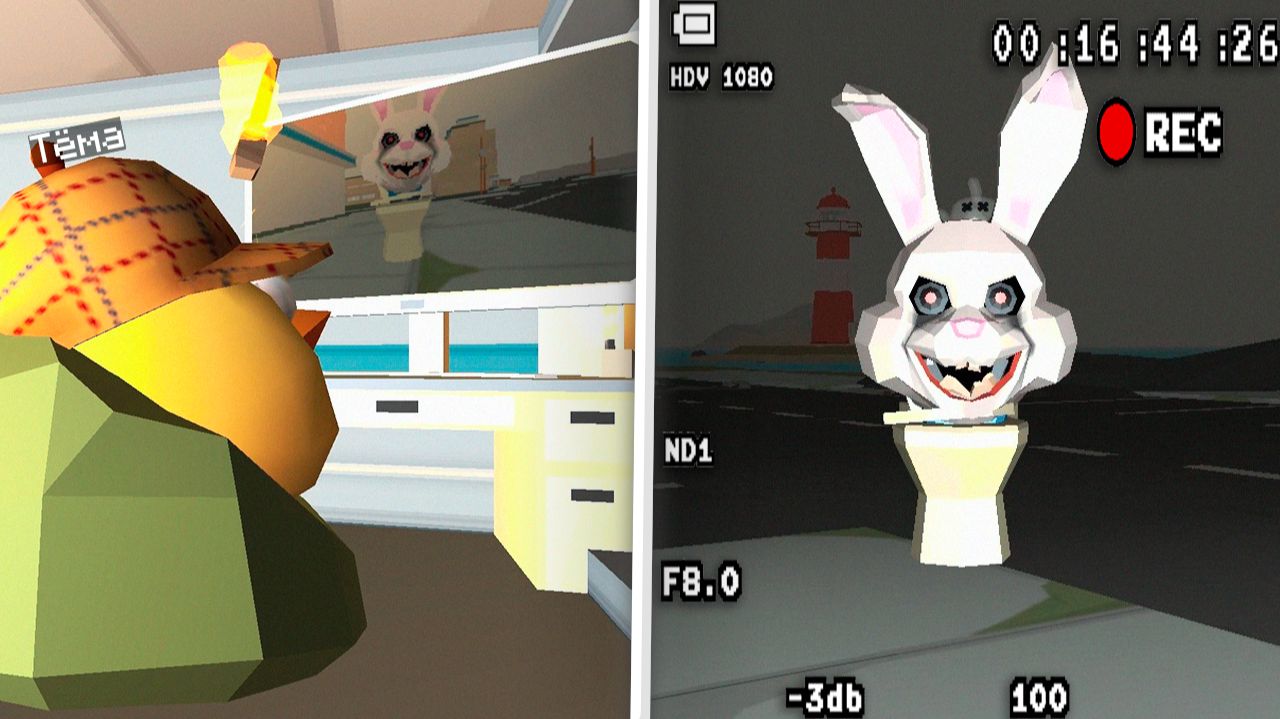 😨 Заснял Скибиди Туалет на Камеру в Чикен Ган! Тёма Chicken Gun