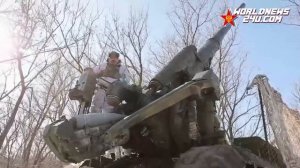 Russian Group of Forces destroyed a camouflaged Ukrainian Armed Forces gun in the Seversky direction