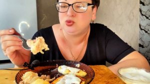 ПП сырники и мясо индейки/Мукбанг /Ем и худею