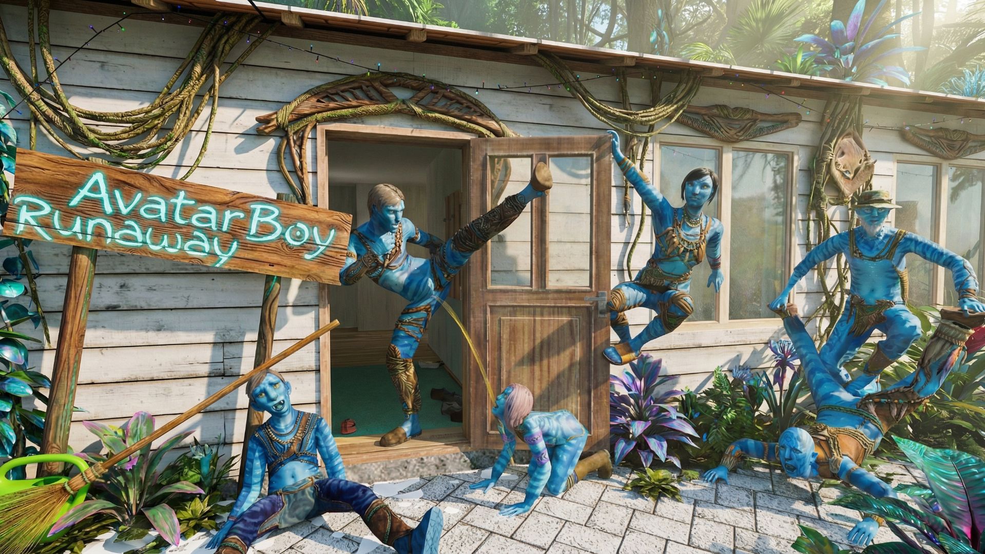 Скулбой Акт 2: СЕМЕЙКА АВАТАР - ТРЕЙЛЕР ( Село Молочное в Скулбой ) МОД смотреть онлайн