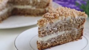 Торт "АЛЛА"/ Простой Домашний Тортик к Чаю! Без Заморочек и миксера/ Результат -Супер!