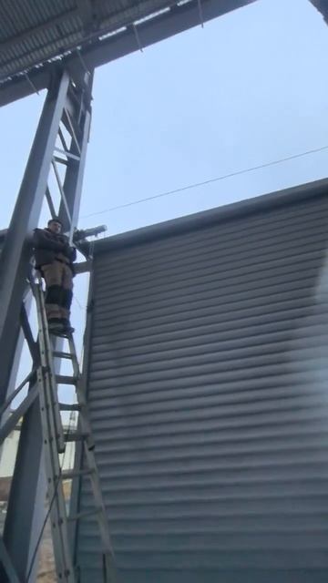 Рольворота на промышленном объекте: холодный склад