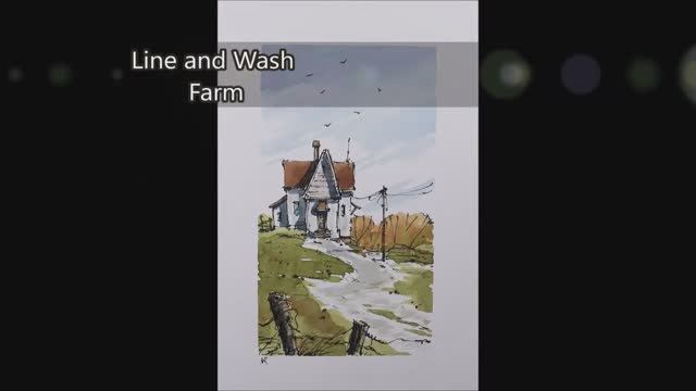📹 Rural Line and Wash in full Real Time watercolor crooked lines by Nil Rocha смотреть онлайн