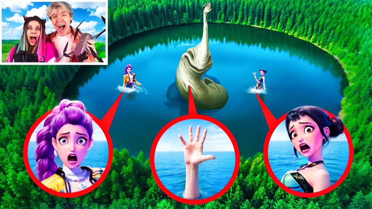 МОЙ ДРОН СНЯЛ HAND SEA MONSTER VS RUMI В РЕАЛЬНОЙ ЖИЗНИ! смотреть онлайн