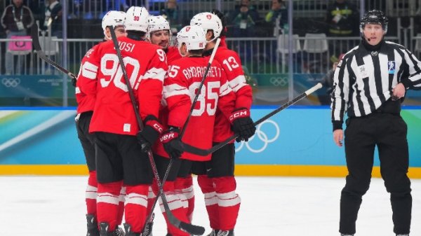 Олимпиада. Хоккей. Финляндия - Швейцария. 1/4 финала 18.02.2026