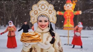 Масленица 2026. Красивое поздравление с масленицей. Музыкальная открытка на масленицу