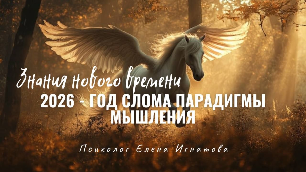 2026 - год слома парадигмы мышления смотреть онлайн