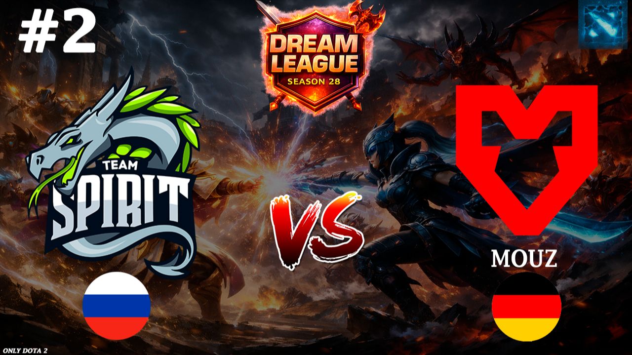 КОГДА НЕ НУЖНО ПРИДУМЫВАТЬ ВЕЛОСИПЕД | Spirit vs Mouz #2 (BO2) DL S28 смотреть онлайн