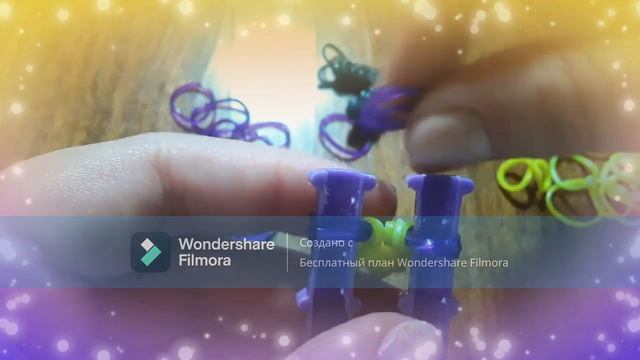 Плетём фигурку "Автомат" на рогатке