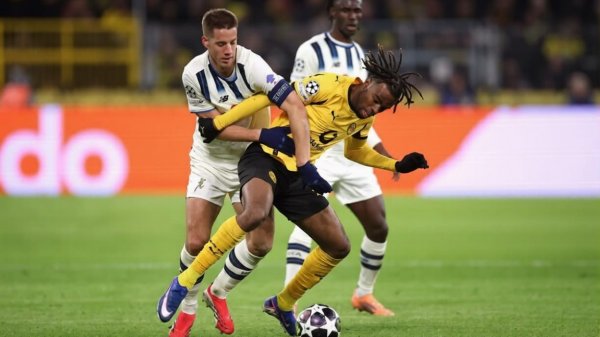 Боруссия Дортмунд 2:0 Аталанта. ЛЧ. 1/16 финала. 1-й матч 17.02.2026