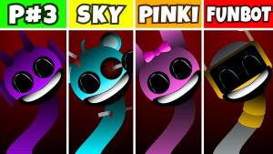 INCREDIBOX SPRUNKI: ФАЗА 3 НО ВСЕ — SKY ⚔️ PINKI ⚔️ FUNBOT! 🌌💖🤖