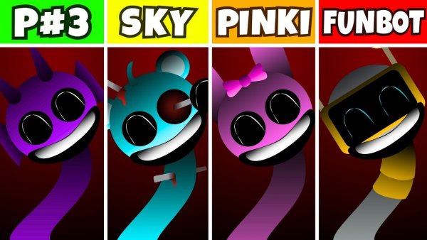 INCREDIBOX SPRUNKI: ФАЗА 3 НО ВСЕ — SKY ⚔️ PINKI ⚔️ FUNBOT! 🌌💖🤖