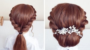 Красивая прическа на выпускной, на праздник, на торжественный ужин | Прически и мода