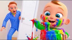 Учим цвета с разноцветным слаймом + игрушка-сюрприз Gumball - Детские песенки