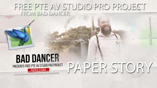 Free PTE AV Studio Pro project - Paper Story ID 18022026