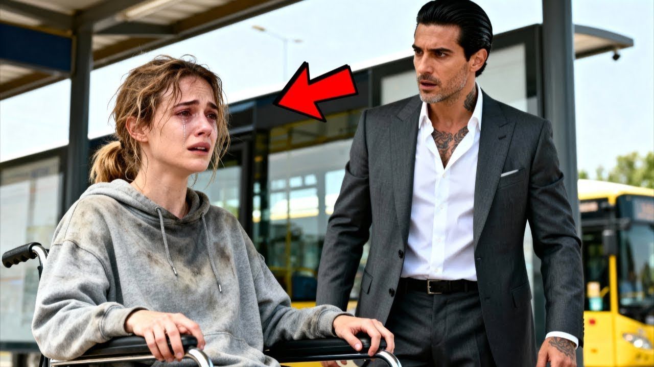 Муж бросил жену инвалида на остановке но ее нашел босс мафии Его поступок повергнет всех в шок!