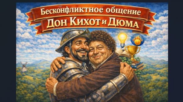 Бесконфликтное общение Дон Кихот и Дюма