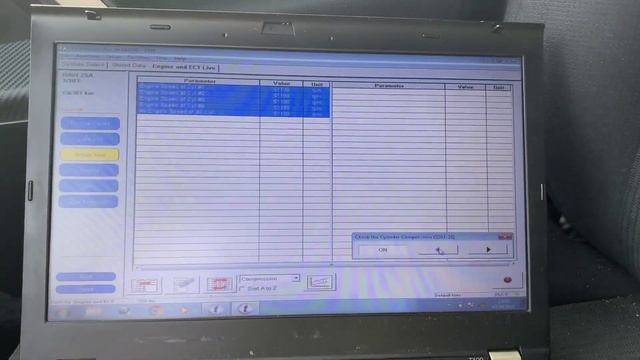 Проверка компрессии без выкручивания свечей с помощью Techstream. Тойота рав 4
