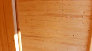 Бытовка с двускатной крышей по длинной стороне