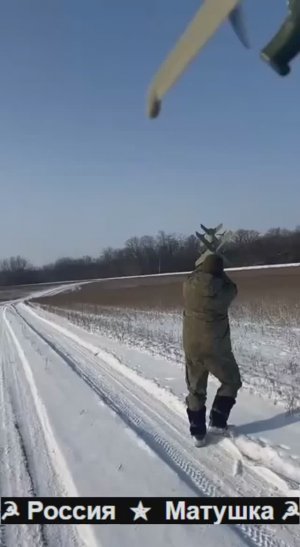 🔴Кадры применения зенитного дрона «Ёлка» подразделениями ВС РФ.🔴