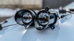 Би-лед ПТФ с дальним светом в Ладу Гранту