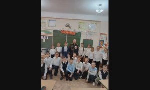 Урок мужества в 3А и 3Б классах политехнического лицея Севастополя