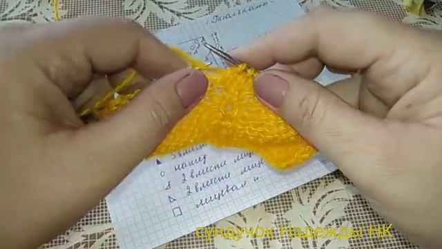 28. МК. # АЖУРНЫЙ УЗОР СПИЦАМИ#