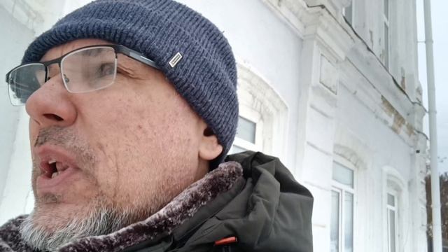 Снежные шапки Сарапула, эстетика и красота снега, проблемы от снега.