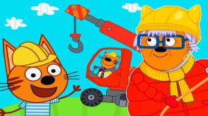 Три Кота Мультфильм | Три кота мультики для детей | Три кота стройка | Развивающие игры три кота