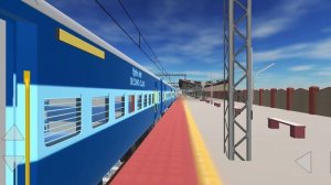 ЭП2К с поездом из Москвы в Санкт-Петербург и ЭП20 с поездом из Минска в Москву