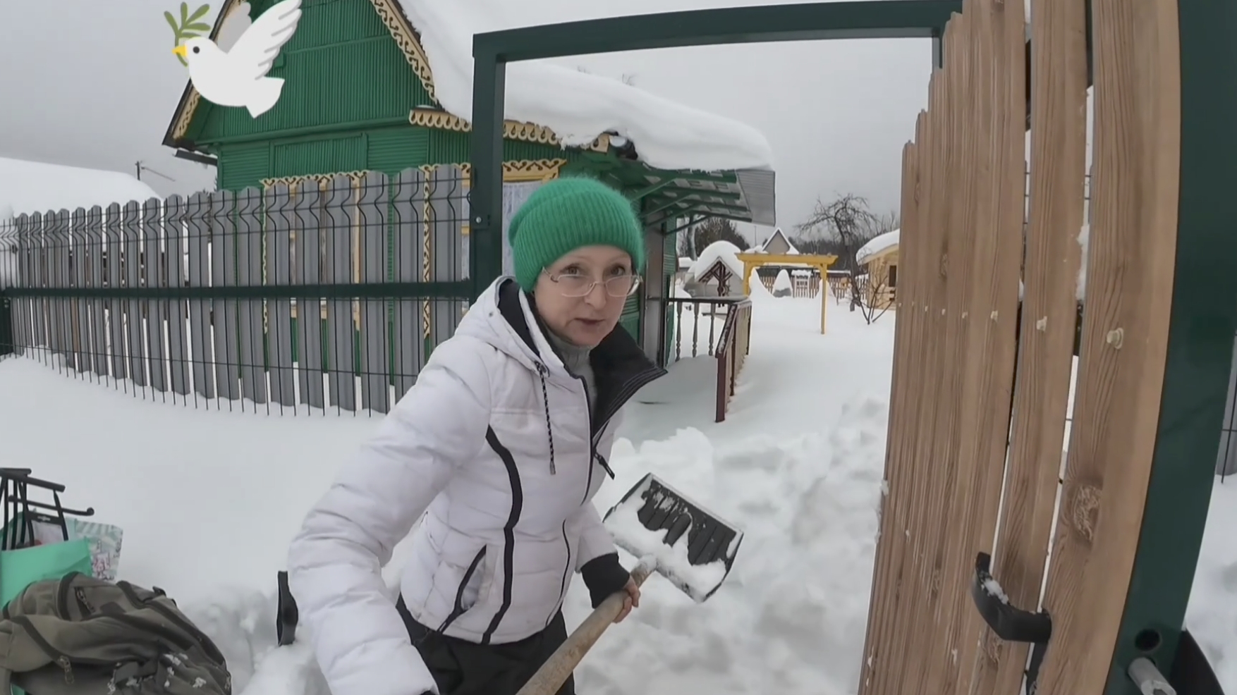 6 соток в середине февраля 2026 года. Сезон открыт. Роман со снегом )) смотреть онлайн