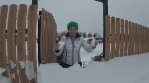 6 соток в середине февраля 2026 года. Сезон открыт. Роман со снегом ))