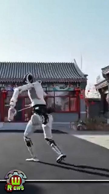 Китайский робот L7 исполнил танец с мечом смотреть онлайн