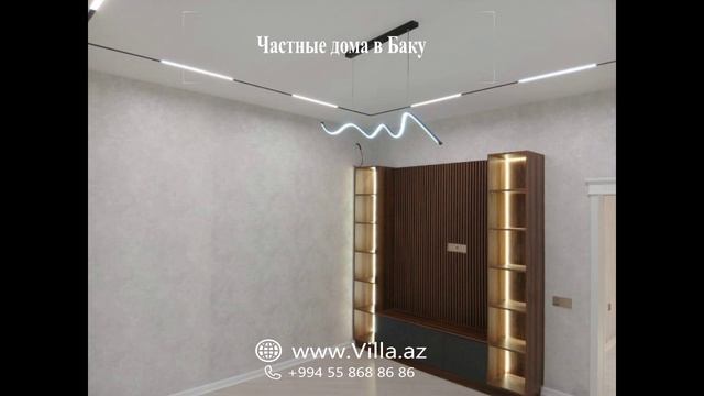  Продаётся новый 2-этажный дом с бассейном  в Баку 20 минутах от Международного аэропорта 