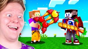 СКРАФТИЛ ПУШКУ ИЗ ЕДЫ В МАЙНКРАФТ