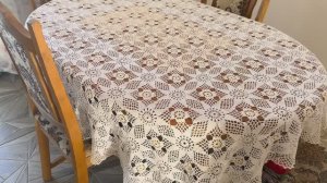 Моя "кружевная история": скатерти и салфетки крючком.