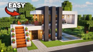 Как построить современный дом в Minecraft