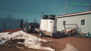 Септик Зорде 4 /установка биореактора Zorde / Монтаж станций Зорде двум соседям.