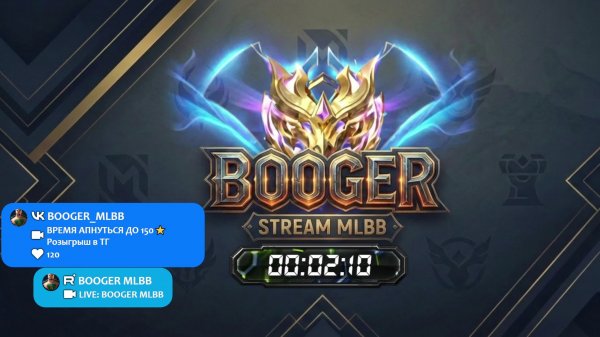 LIVE: BOOGER MLBB