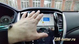 ТОПовая магнитола Tesla для Mitsubishi Pajero Sport 3 2020-2024