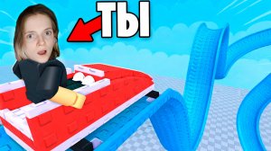 Катание на санях по склону горы