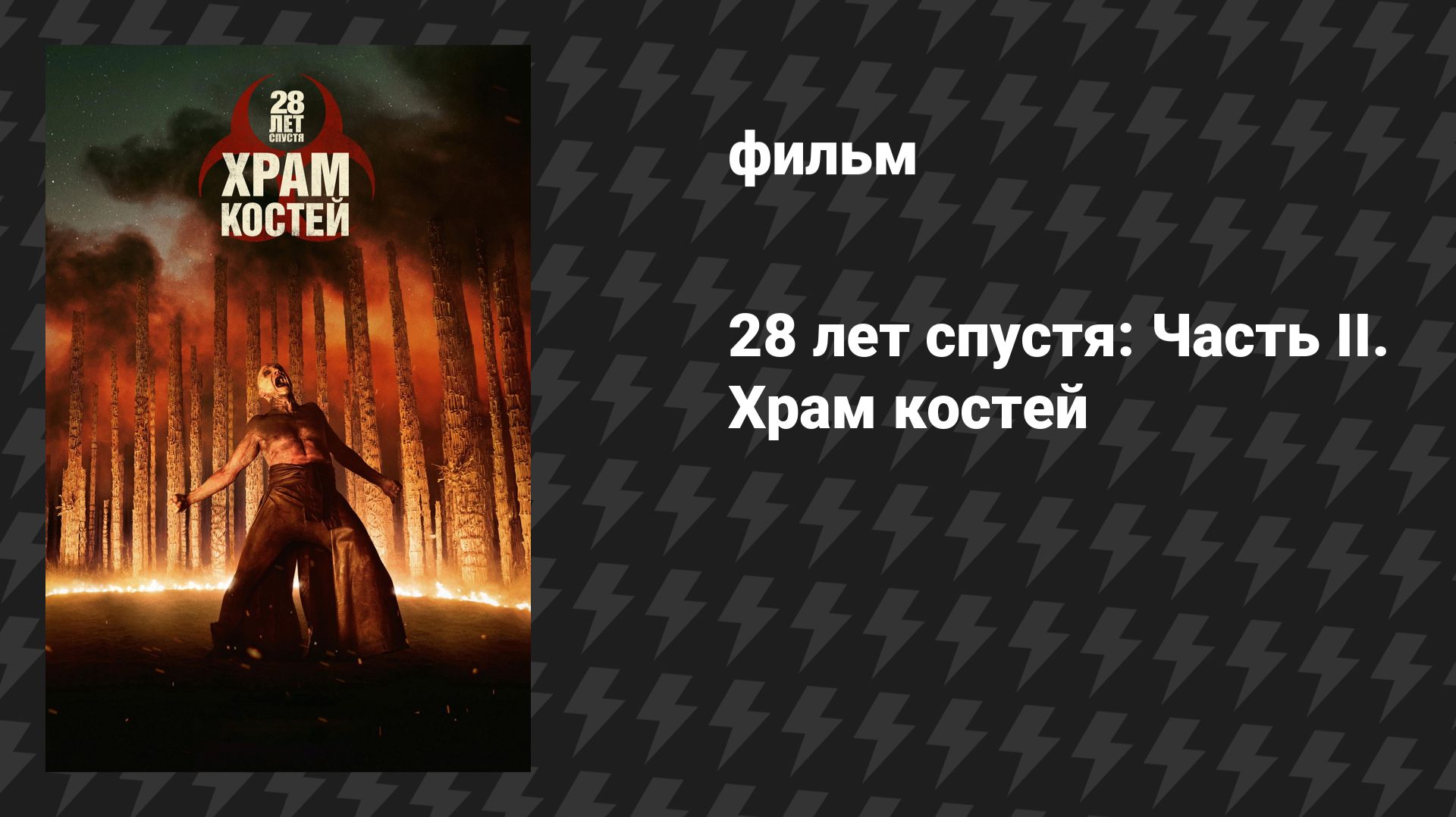 28 лет спустя: Часть II. Храм костей (фильм, 2026) смотреть онлайн